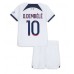 Paris Saint-Germain Ousmane Dembele #10 Barnkläder Borta matchtröja till baby 2023-24 Kortärmad (+ Korta byxor) Billigt